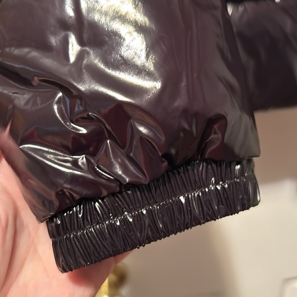 🔥💣NWT Calvin Klein High Shine Black Nylon Puffer Coat Jacket Unisex Sz S Men’s - Picture 7 of 16